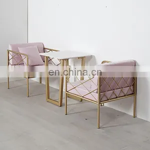 Customized Color Waiting Sofa Waiting Chair Salon Furniture thumbnail-5
