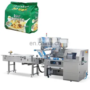 Automatic Fried Instant Noodle Cakes Horizontal Flow Pillow Pack Packaging Machinery Multipack Packing Machine Sealing Machines thumbnail-1