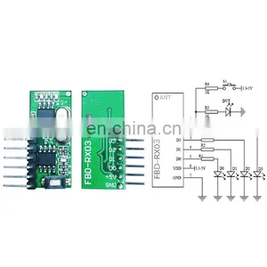 433 Mhz Rf Module Wireless Data Transmitter and Receiver 500m Max Power Time Dimensions Output Input Hours Origin Transfer Rate thumbnail-5