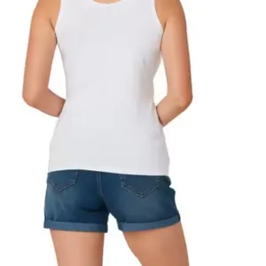Casual Women's Cotton Vests Knitted With Button Tassel Sequined Decoration thumbnail-2