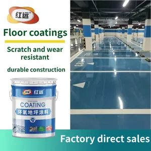 Epoxy Self Leveling Inorganic Nano Silicon Waterborne Floor Paint Cement Ground Curing thumbnail-5