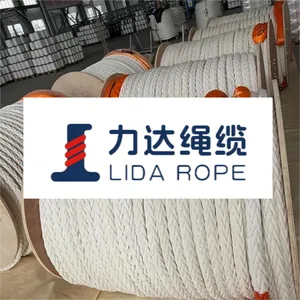 12 Strand White UHMWPE Mooring Rope for Tugboats Ropes LDMAX-12 thumbnail-2