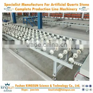Artificial Quartz Stone Pass-over Roller Table/stone Slab Processing Machine thumbnail-2