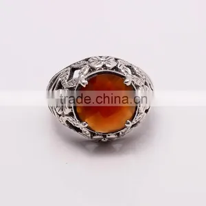 CARNELIAN Ring,925 Sterling Silver Jewelry Wholesale,WHOLESALE SILVER JEWELRY,SILVER EXORTER,SILVER JEWELRY FROM INDIA thumbnail-1