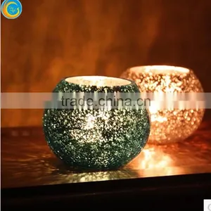 Coins Bowl Glass Candle Holder for Wedding Ddecoration for Home Decor thumbnail-2