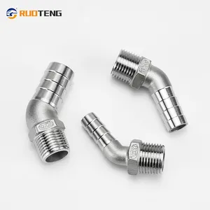[RUOTENG] Sanitary Stainless Steel Pipe Light Single 2PC Pin Clamp 1/2