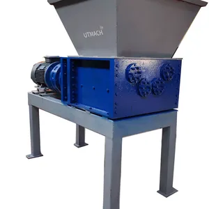 United Tech Machinery 4 Shaft Shredding Machine for The Msw Recycling System Waste Treatment Cuztomized Four Shaft Shredder thumbnail-5