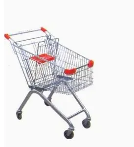European Style Steel Supermarket Trolley Manufacture thumbnail-1