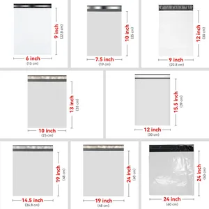 Thick Self-Seal Adhesive Waterproof Tear-Proof Shipping Mailer Courier Bag for Underwear Socks Skirts Hats Shirts Pants and Shoes and Makeup thumbnail-5