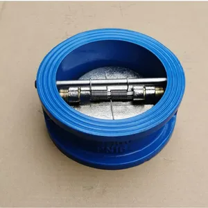 High Quality Ductile Iron Wafer Type Check Valve Stainless Steel Dual Plate EPDM Seat Butterfly Valve thumbnail-5