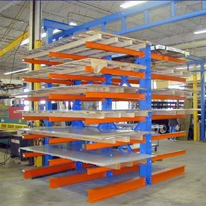 Heavy Duty Single Double Sided Cantilever Rack Industrial Long Material Pipe Lumber Storage Rack thumbnail-3