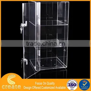Guanghou Factory 3 Layers Acrylic Bread/cake Food Display Cabinet Stand on Table thumbnail-1