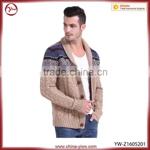 Custom Latest Comfortable Plain Men Knitted Sweater thumbnail-3