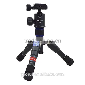 2016 Hot Selling Product High Quality Aluminum Flexible Portable Type Camera Tripod Mini Table Tripod thumbnail-2