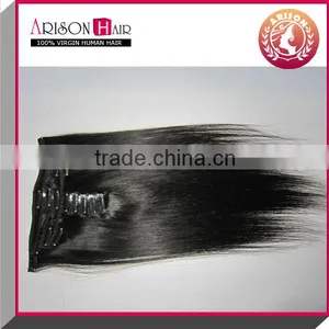 Great Popular Length 24 Inch Clip in Human Hair Extensions thumbnail-1