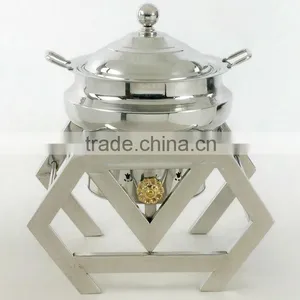 Steel Cheffing Dish, Wedding & Party Utensils, Food Serving Dish, Hot Keeping Dish, Catering Item, Hotel & Restaurant Utensils thumbnail-1
