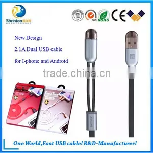 External Sync Input and Output Charging Cable for Mobile Phones thumbnail-1