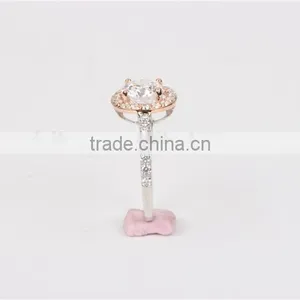 New Arriving Fashion Women Rings Solid14K Gold Jewelry AAAAA CZ thumbnail-5