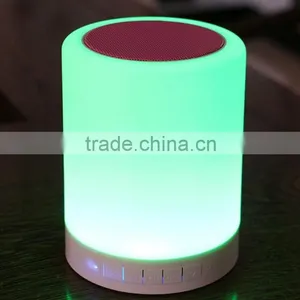 Night Light Touch Change Color RGB Warm White Bluetooth Speaker TF Card DC5V for Party Outdoor Living Room Child Read Package thumbnail-2