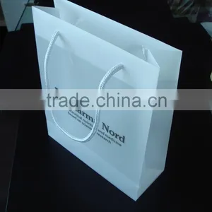 Clear Frosted Printed Shopping Bags thumbnail-1