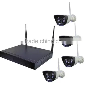 CCTV Security Camera System Outdoor 4ch Wifi Nvr Kits Cctv Kit thumbnail-1