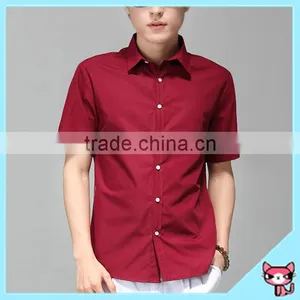Femal Formal Office Red Mens Shirt thumbnail-1