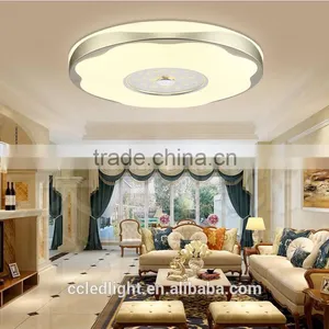 2016 New Design Round Flat Ceiling Led Light Aluminum Frame Acrylic Cover thumbnail-4
