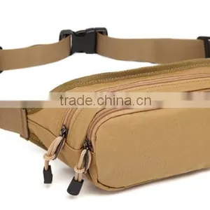 Men's Small Shoulder Messenger Bag Travel Hiking Fanny Waist Multifunction Canvas Waist Bag thumbnail-2