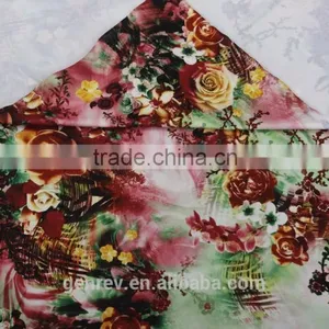 Polyester Fabric Factory Direct Sale Poly Knit Spandex Print Digital Print Polyester Fabric Print Knit Fabirc thumbnail-4