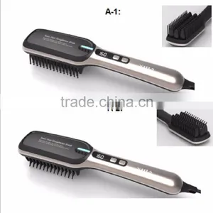 Newest Electric Profeessional Hair Straightener Hair Brush thumbnail-3