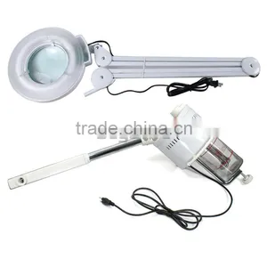 UV Ozone Rolling Facial Steamer Machine Salon Spa W/5x Mag Magnifying Light Lamp thumbnail-3