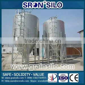 Hot Galvanized Steel Small Grain Silos 3 Ton Capacity thumbnail-3