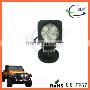 12W Squar LED WORK LIGHT LAMP OFFROAD; ATV BOAT JEEP Truck SUV 4WD thumbnail-1