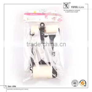 3pcs High Quality Plastic Handle Foam Paint Roller Brush thumbnail-1