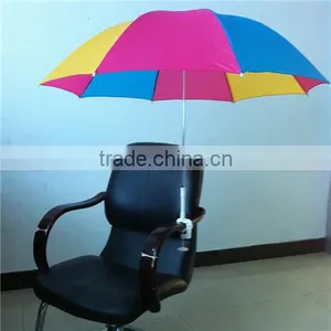 High Quality Double Ribs Funny Rainbow Golf Umbrella thumbnail-1
