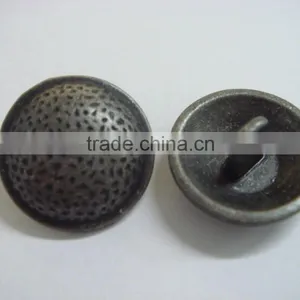 18mm One Hole Dotted Shank Metal Togggle Coat Buttons thumbnail-2