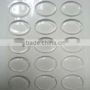 Clear Round Epoxy Resin Stickers Dome Sticker Clear Dome PU STICKER Polyurethane Dome Stickers thumbnail-1
