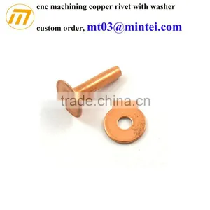 High Quality Brass Mushroom Head Solid Rivets thumbnail-4