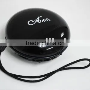 Portable FM Radio Stereo Vibration Speaker With Aluminum Alloy Case thumbnail-1