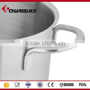 Large Electric Induction Stainless Steel Stock Pot Cooking Cookware Pot With Cover thumbnail-5
