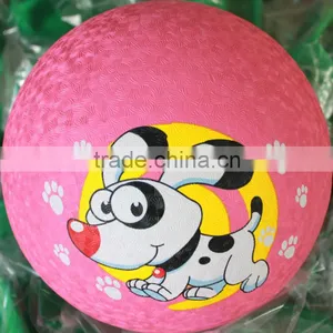 Designer New Products 8" Rubber Playground Ball thumbnail-2
