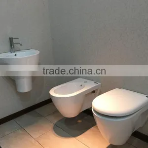 Sanitary Ware One-piece Wall-hung Toilet Seat for Bedroom thumbnail-4