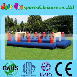 Inflatable Out Door Football Pitch , Commercial Inflatable Court thumbnail-1