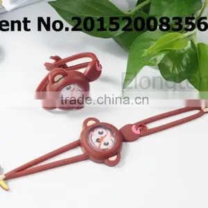 Newest Custom Silicone Monkey Kids Wristwatches With CE thumbnail-2
