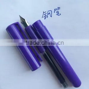 Promotional School Cheap Plastic Fountain Pen thumbnail-4