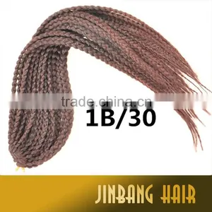 New Style 3D Cubic Havana Mambo Twist Crochet Braid Hair Extensions Synthetic Braiding Hair Crochet Box Braids thumbnail-3