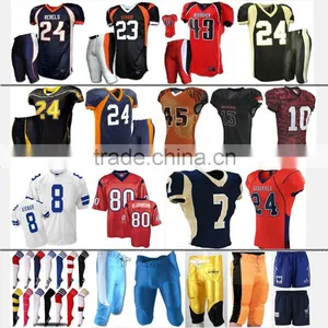 Cheap Kids American Football Jersey/ Spandex American Football Uniforms thumbnail-6