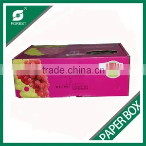 FRESH FRUIT PACKAGING, FRESH GRAPE CORRUGATED CUSTOM BOX PRINTING thumbnail-2