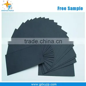 High Quality Packing Use Black Paper Board Roll/ Black Cardboard Sheets thumbnail-6