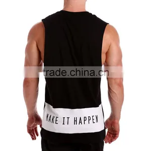 100% Cotton Y-back Mens Gym Singlet thumbnail-3